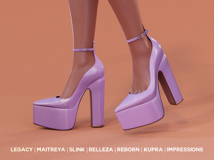 $NT Platform Pumps LILAC