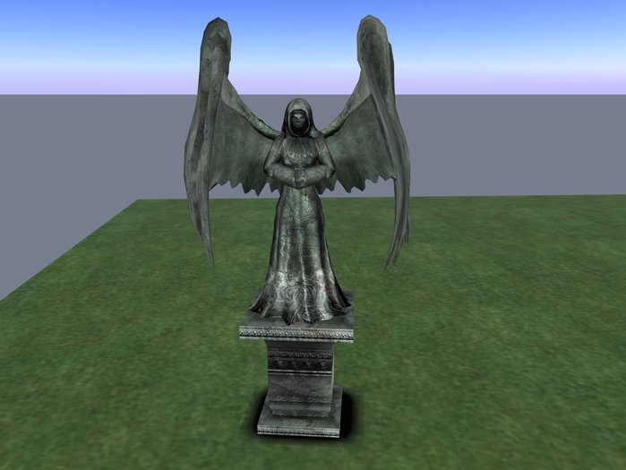 Dark Angel statue full perm for builders (boxed)