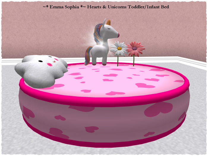 Second Life Marketplace * Emma Sophia * Hearts & Unicorns Toddler