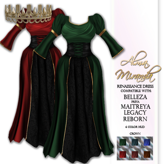 SALE .: AlmaMiranda :. Renaissance Dress