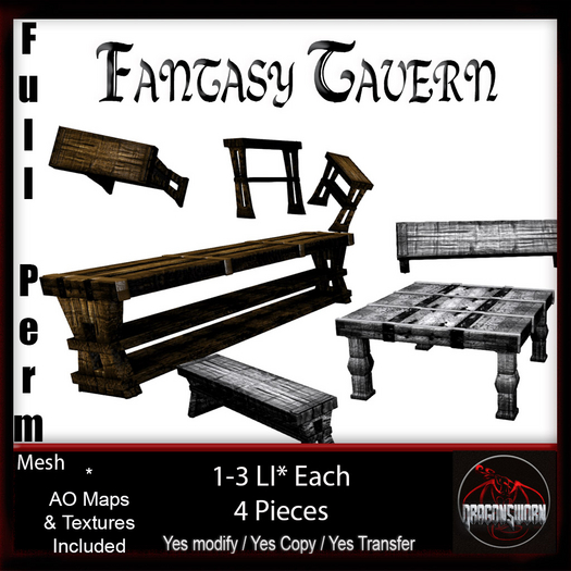 Full Perm Fantasy Tavern Furniture
