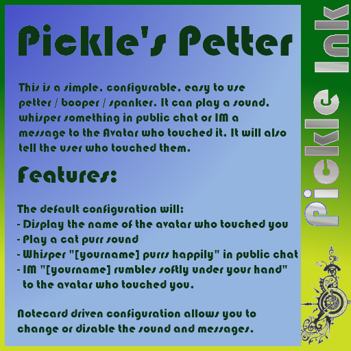   Pickle Ink - Pickle's Petter / Booper / Spanker