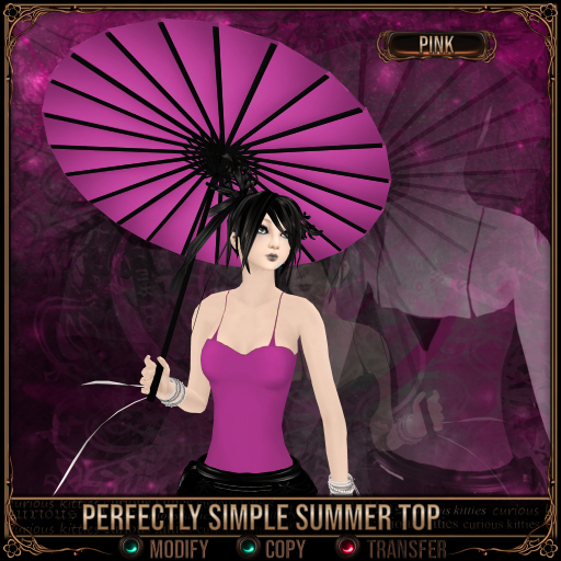 *C:K* Perfectly Simple Summer Top - Pink
