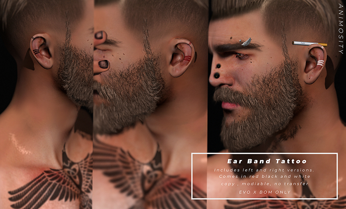 Animosity - Ear Band Tattoo  EVO X