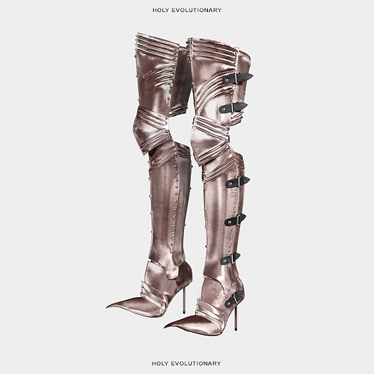 Holy Evolutionary. Cavaliere Boots "Rose"