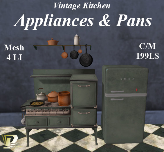 Vintage Appliances & Pans, 4LI