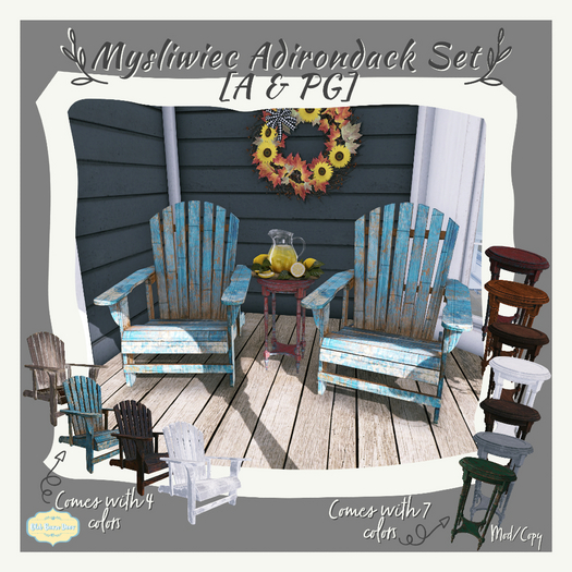{OBD} Mysliwiec Adirondack Set [A & PG]