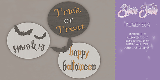 {Starfall} - Halloween Signs