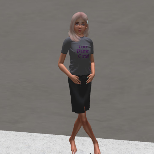 EiE Too Damn Cute T-shirt Rebirth Flat