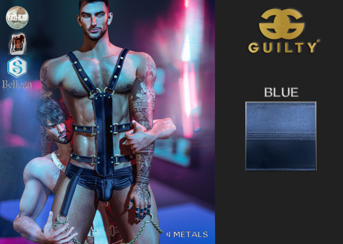 Guilty 090 Dedalo Harness 5 Blue