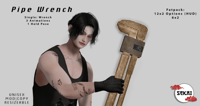 +SEKAI+ Pipe Wrench [Bronze]