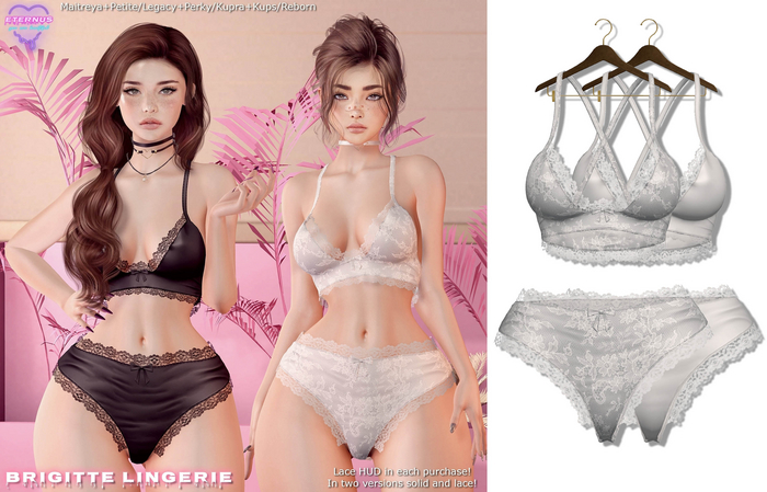 [Eternus] Brigitte Lingerie White