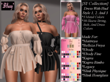 *BSASSY* PROMO SY COLLECTION DRESS 1.2.3 WITH TEXTURE HUD