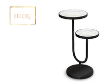 Decor'e - Sidetable double top * BLACK & WHITE MARMOL* 