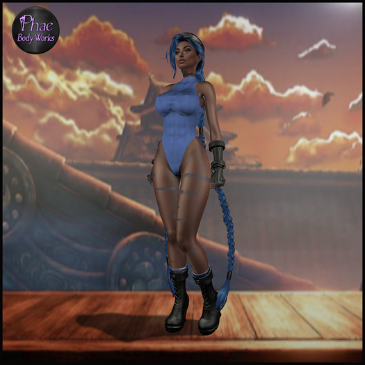 PBW Street Brawler Gloves Beret and Boots Set with Leotard (Boxed)