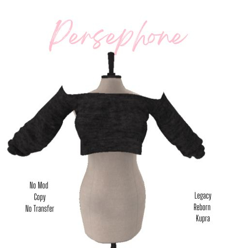 PC Basic Witch Crop Top Black