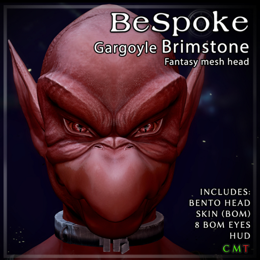 BeSpoke - Gargoyle Brimstone - Bento Head