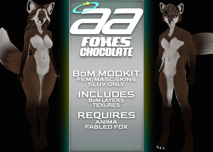 { aa } Foxes (Chocolate) - BoM Modkit