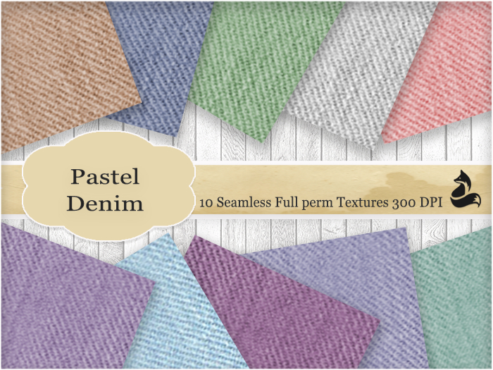 FF Pastel Denim Seamless Textures