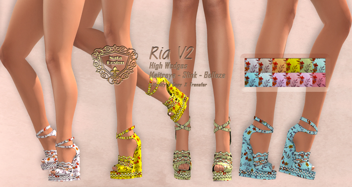 Nala Design - Ria Wedges V2 - Mesh Bodies