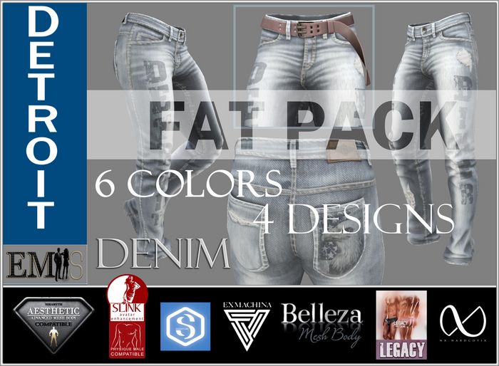 EMS - DETROIT DENIM - FAT PACK