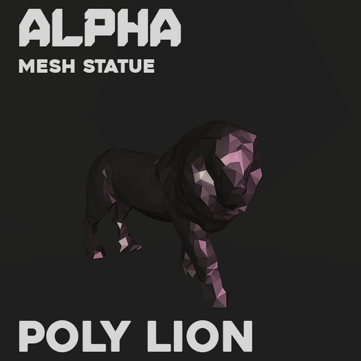 [ALPHA] Lion Poly Statue