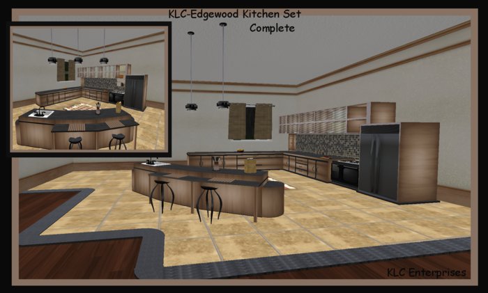 KLC-EdgeWood Kitchen Complete(boxed)
