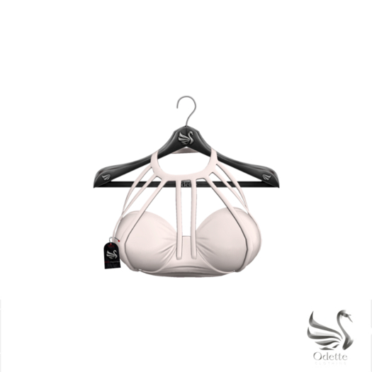Odette - Flamingo Top White