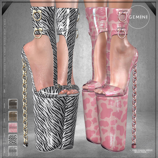 Gemini -Fabi Chain Heels- WILD PACK (Add me)