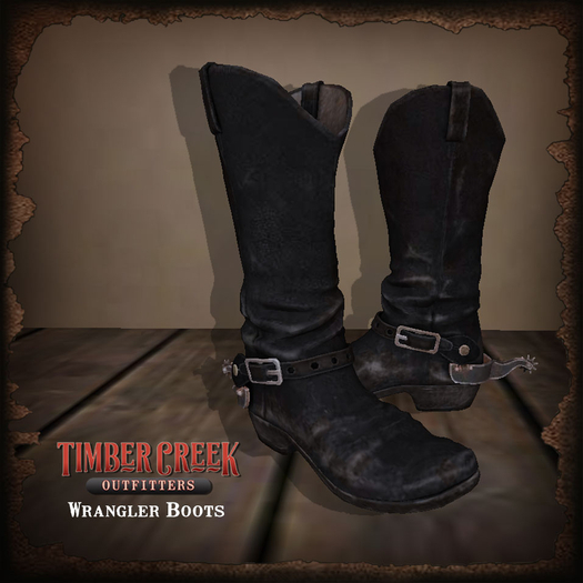 [Timber Creek] Wrangler Boots-Black