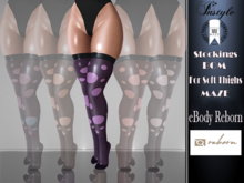 Sale!!!  InStyle-Stockings BOM for Soft Thighs MAZE-Lilac - eBody Reborn - eBody Reborn