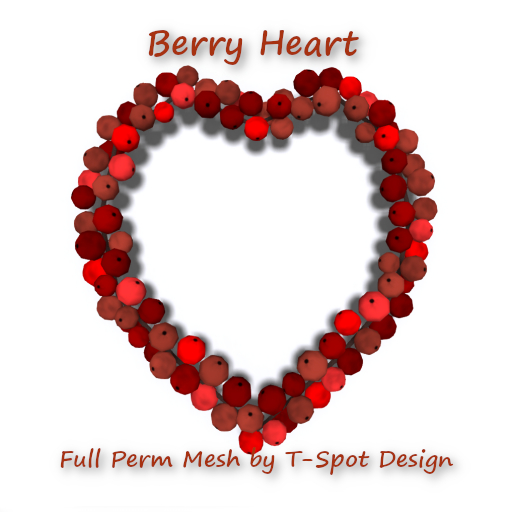 T-Spot Mesh - Berry Heart - Full Perm - LI=0.9