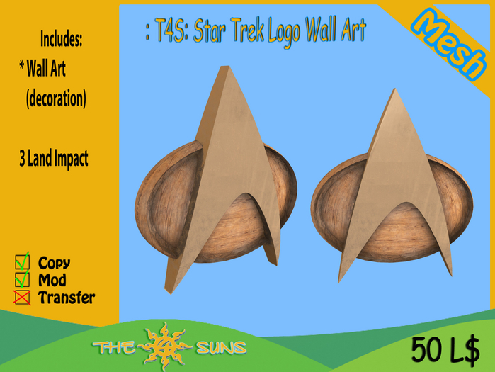 :T4S: Star Trek Logo Wall Art