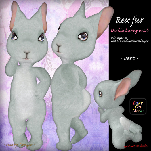 .:.H/D.:. Dinkie bunny rex fur mod (1.9) // vert [22HDBS7]