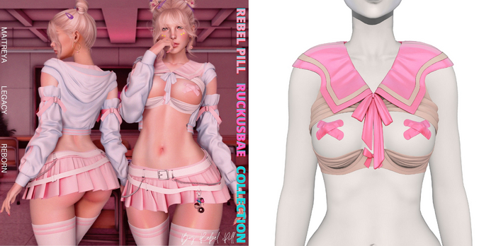 Rebelpill - RuckusBae Collection Top Nude