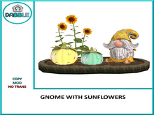 DB GNOME WITH SUNFLOWERS add me
