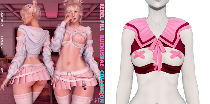 Rebelpill - RuckusBae Collection Top Red Wine