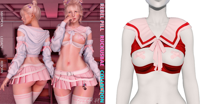 Rebelpill - RuckusBae Collection Top Red