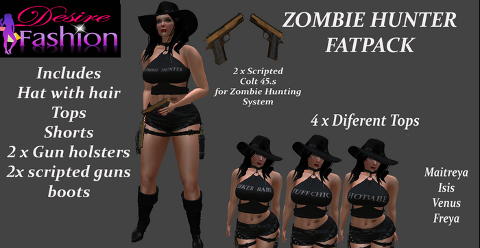 Zombie Huntress Fatpack