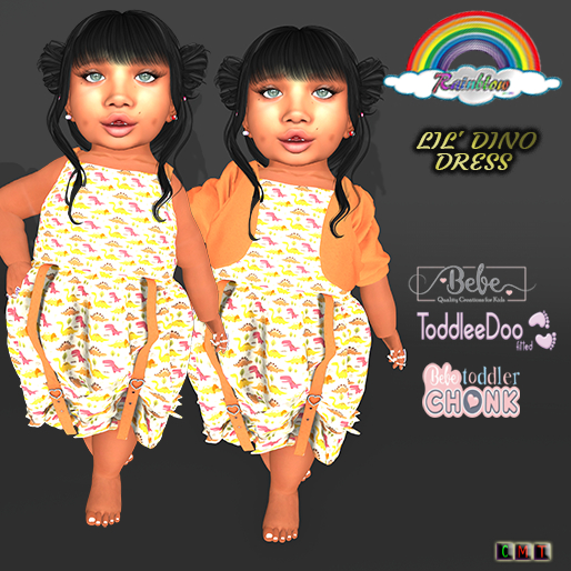 ((RBS)) Lil' Dino Dress - [TD & BEBE & BCHONK] 
