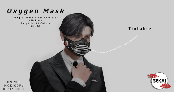 +SEKAI+ Oxygen Mask - [BLUE]
