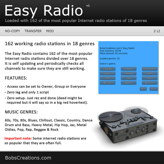Easy Radio (Tape Recorder)