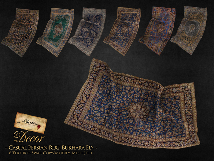 ~Libertine~ Casual Persian Rug, Bukhara Ed. 
