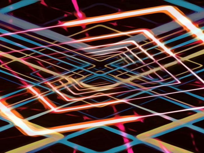 Glow Lines Abstract Texture