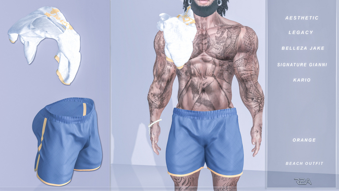 R2A- BEACH OUTFIT ORANGE