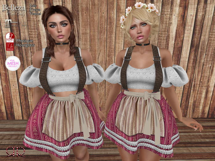 ..::RR::.. Dirndl Alma Magenta