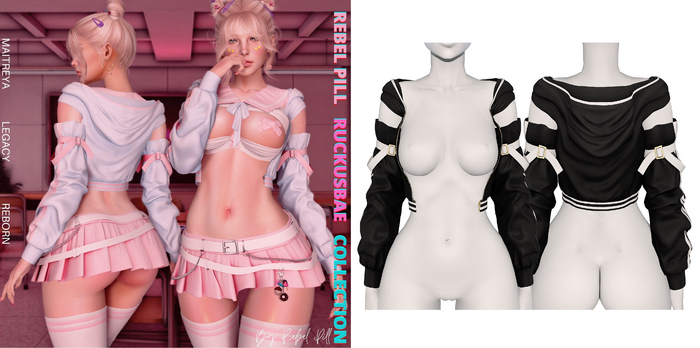 Rebelpill - RuckusBae Collection Jacket Onix