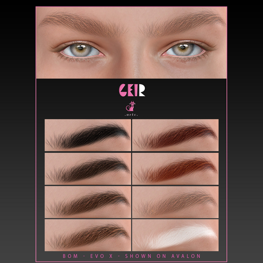 A R T E - Geir Eyebrows [Evo X BOM]