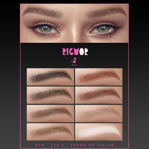 A R T E - Rigmor Eyebrows [LeLutka Evo X BOM]