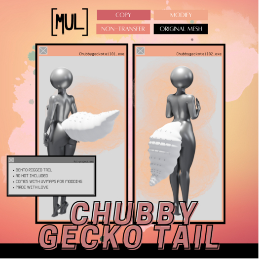 [MUL]Chubby Gecko Tail